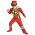 Red Power Dino Charge Boys Muscle Costume Party Costume for Boys