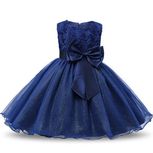 Kids Dress for Girls Dresses for Party and Wedding Christmas Clothing Princess Flower Tutu Dress Children Prom Ball Gown
