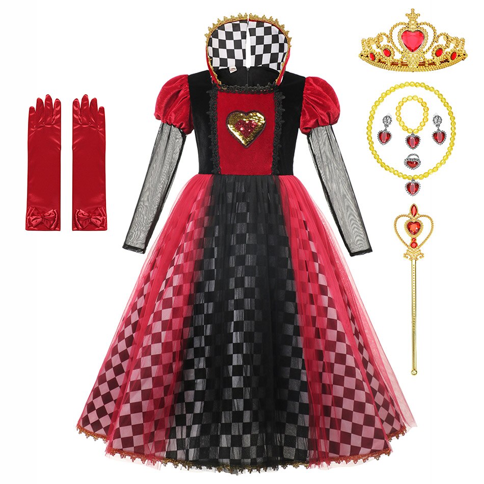 Queen Of Hearts (Red Queen) Cosplay Alice in Wonderland