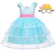 Baby Girls Dress Snow White Belle Mermaid HuaMulan Aladdin Minnie Princess Dress up Party Wear Shepherd Cow Girl Role Play Frock