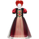Queen of Heart Costume for Little Girls Alice' Fancy Wonderland Red Queen Cosplay Dress up Kid Christmas Party Ball Gown Clothes