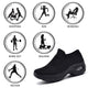 Running Sneakers Fashion Breathable Mesh Casual Shoes Platform Sneakers Men Platform Slip-On Sneakers Walking  Women Shoes