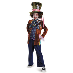 Child Whimsy Mad Hatter Halloween Costume Alice Wonderland Costume